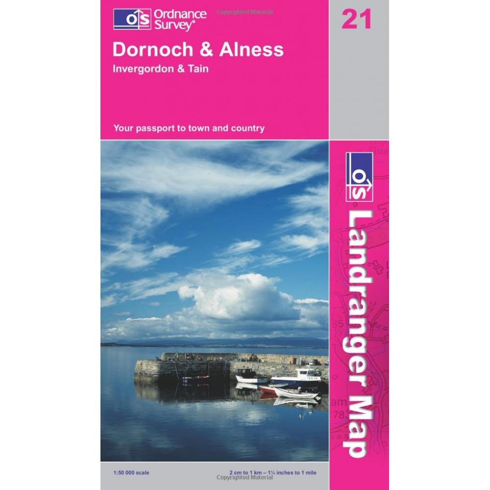 OS21 Dornoch Alness Invergordon area